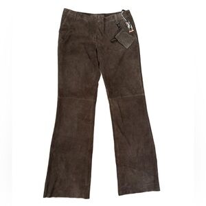 NWT Vintage Timberland Brown Suede Flare Pants
